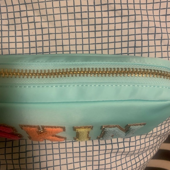 Stoney Clover Lane SKIN Small pouch NEW sparkle glittery metallic - Picture 10 of 16